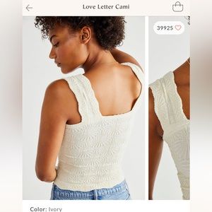 Free people Love letter top.